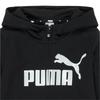 Puma Jacket Kids Letter Hooded Zipper Fitted Long Sleeve Kids jackets Black 587048-01