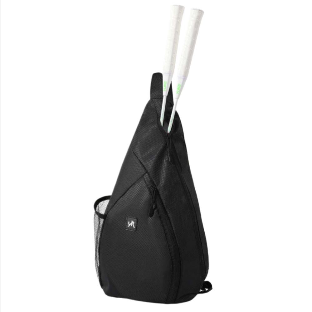 Side Pocket Badminton Racket Bag Large Capacity Tennis Should Bag Sports Sling Bag Outdoor Sport