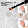 Mirror Powder Molding Glue Professional Nail Art Rhinestone Metallic Powder Glue for Nail Artist