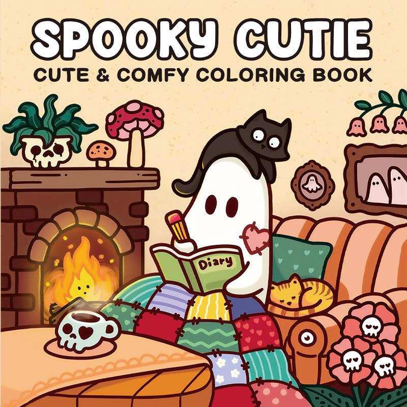 Spooky Cutie: Monster Series - Children's Doodling & Coloring Book