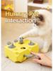 Interactive Cheese-Themed Cat Toy Dispenser