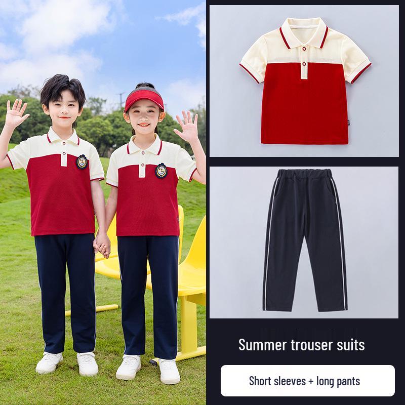 Children's Windbreaker Uniform: 3-Piece Set for Primary School - Detachable for Spring, Autumn, and Winter Wear.