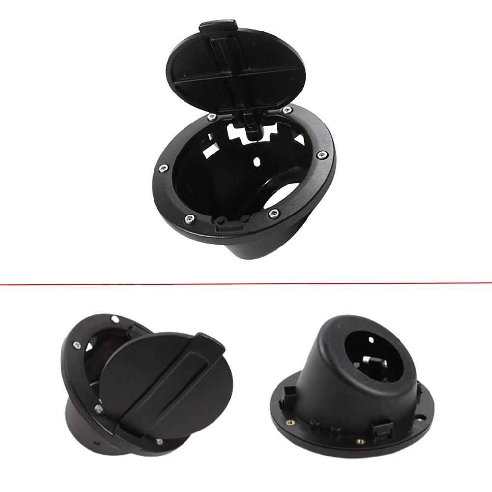 Aluminium Car Gas Cap Fuel Filler Tank Cover For Jeep Wrangler JK JKU 2/4Doors 2007 2008 2009 2010 2011 2012 2013 2014 2015-2018