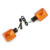 2pcs Lights For Honda CB 250 350 400 500 650 900 Shadow 750 Black/Amber MOTORCYCLE TURN SIGNALS CB250