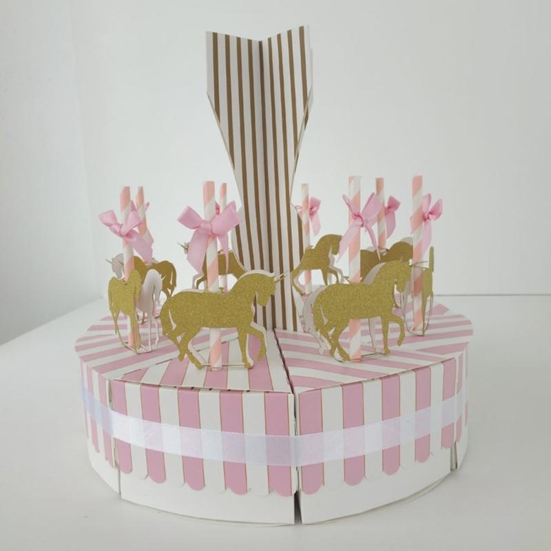 Karussells Süßigkeitenboxen für Hochzeitsgeschenke Kindergeburtstagsfeier Dekoration Geschenkbox Süßigkeitenbehälter