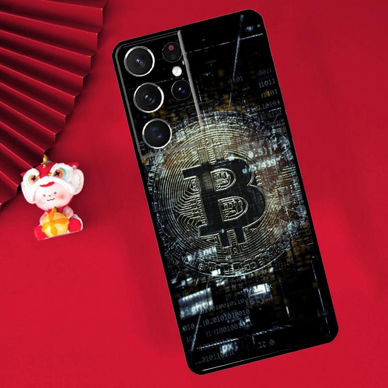 Bitcoin Case For Samsung Galaxy S24 S23 S25 S26 Ultra S20 FE S21 S22 Plus S10 S25 FE Cover Funda