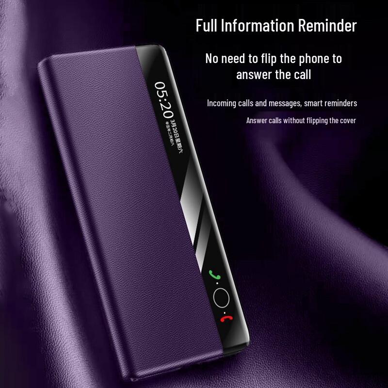 Huawei Mate X5/X3 Folding Phone Genuine Leather Flip Case