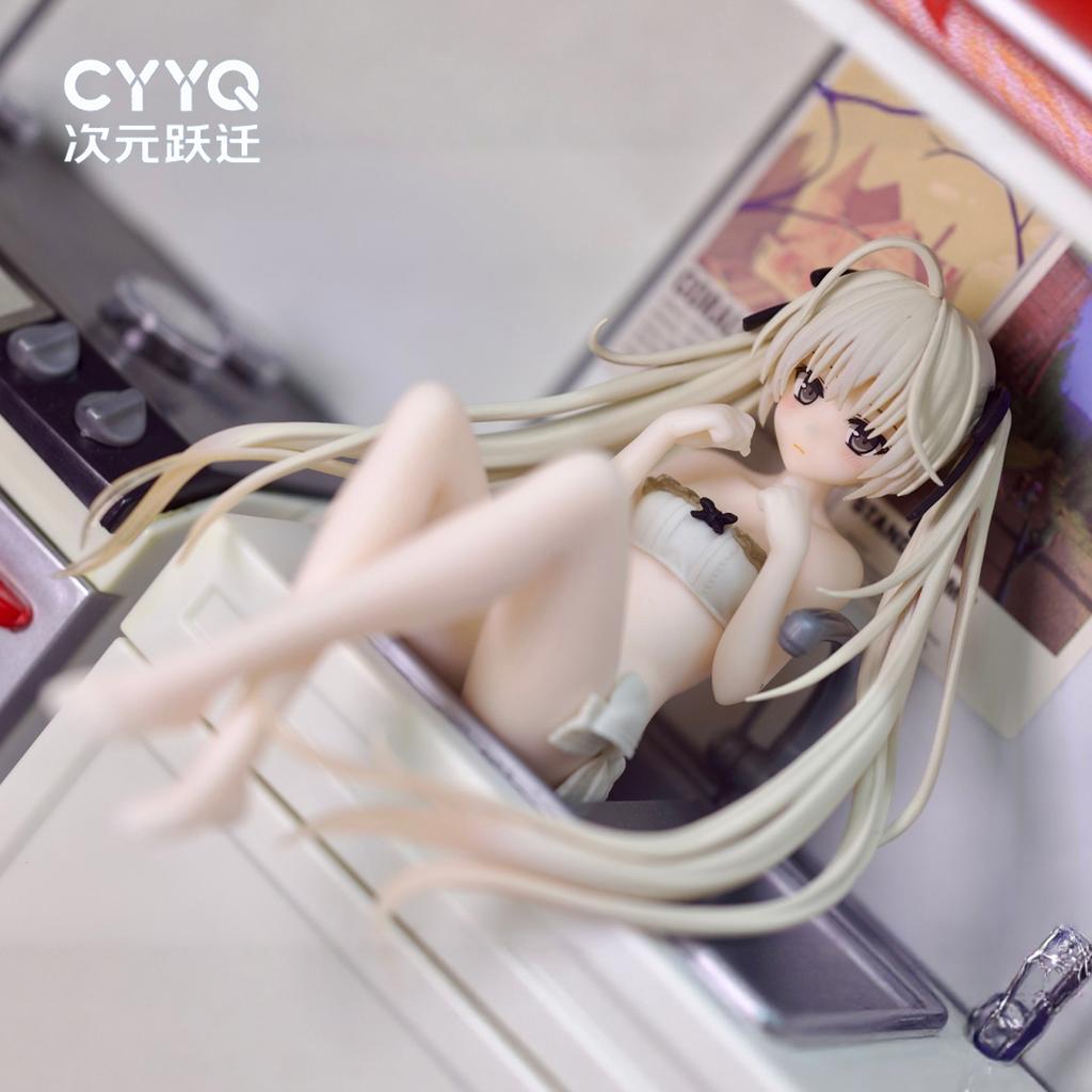 Kasugano Sora Anime Figure Yosuga No Sora Aqua Float 10Cm Pvc Bikini Girl Action Figure Desktop Decoration For Otaku Collection