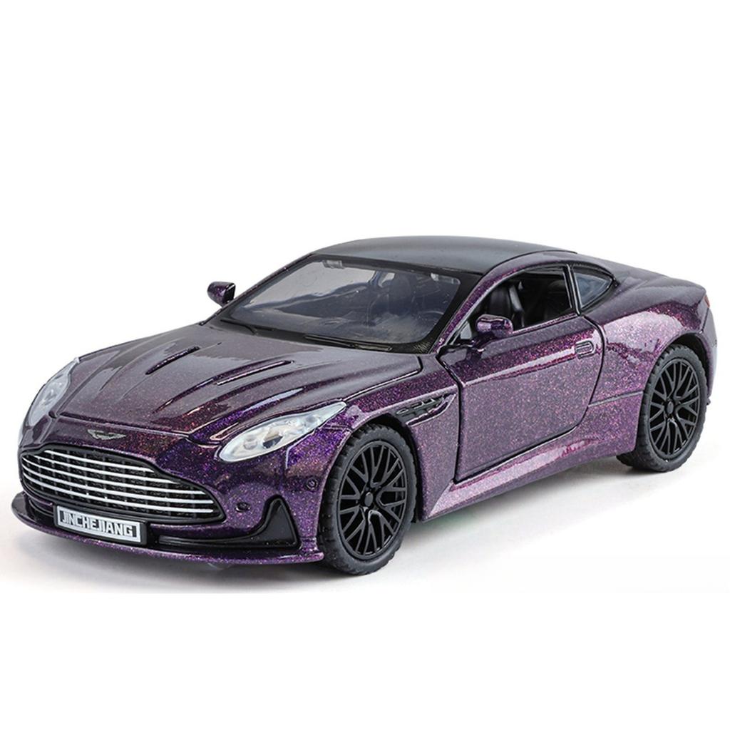 1/32 Martin DB12 GT Supercar Alloy Diecast Metal Model Car Sound and Light Hobby Collectibles Ornaments Birthday Gift Boys