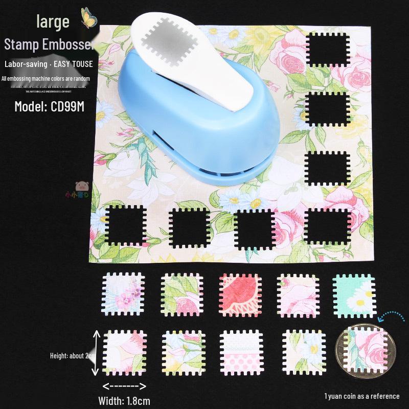Available Now! Square Lace Flower Wave Frame Embosser & Punch for DIY Crafting