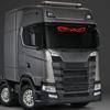 Böse Augen Auto Frontscheibenaufkleber Vinyl-AufkleberFür Scania Volvo FH MAN DAF LKW Schwere Große LKW Dekoration Zubehör
