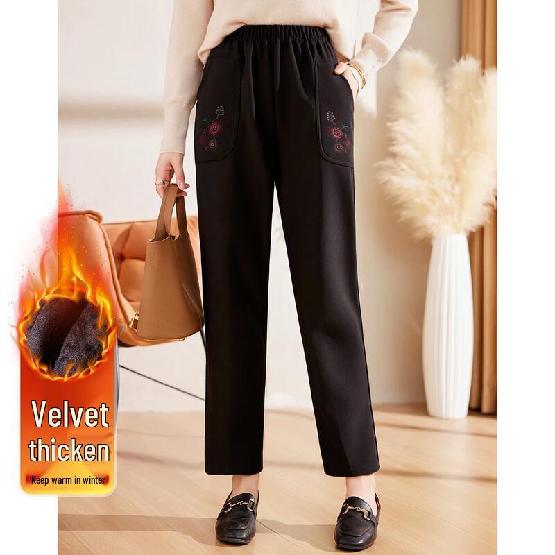 Pa Si Te Women s Fleece Lined Straight Leg Pants XL