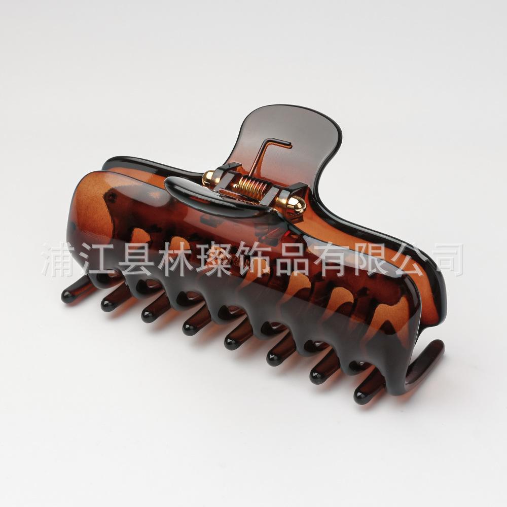 1Pcs 2026 New Style Large Size Thick Hair At The Back of The Head Elegant Shark Clip High Quality Acetate Rectangular Hair Clip