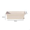 17 inch Rectangular Window Flower Box Planter Pot for Balcony Indoor