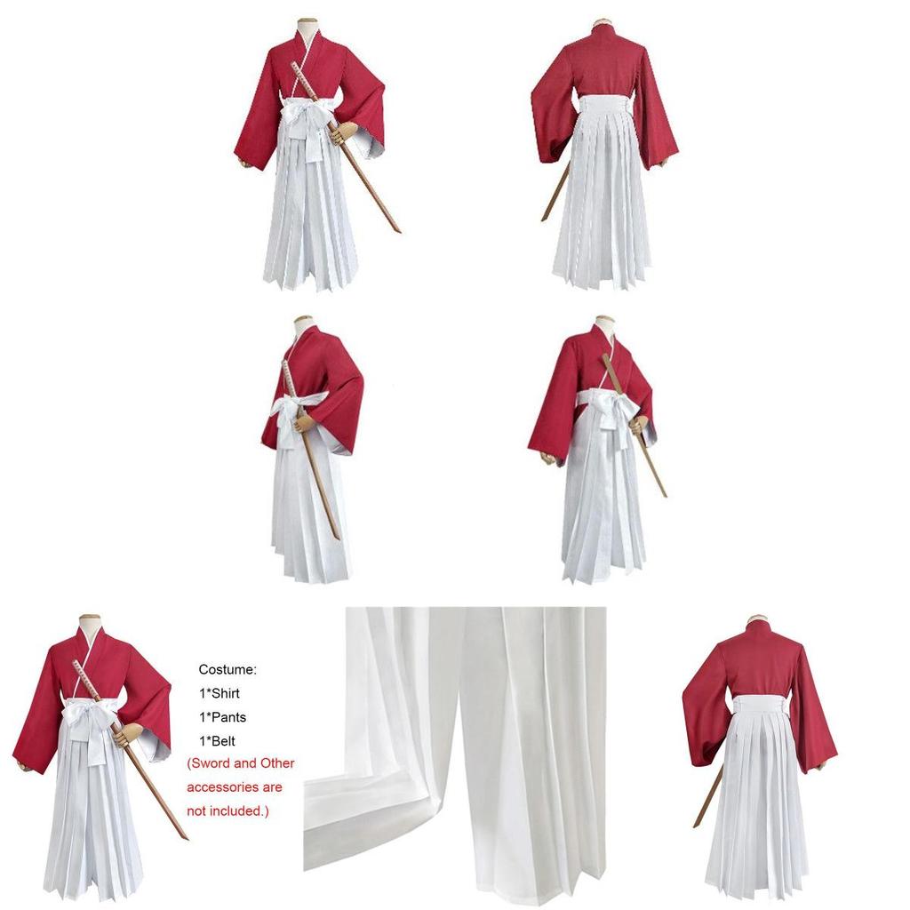 Luxurious Himura Kenshin Cosplay Costume For Rurouni Kenshin Anime Fans