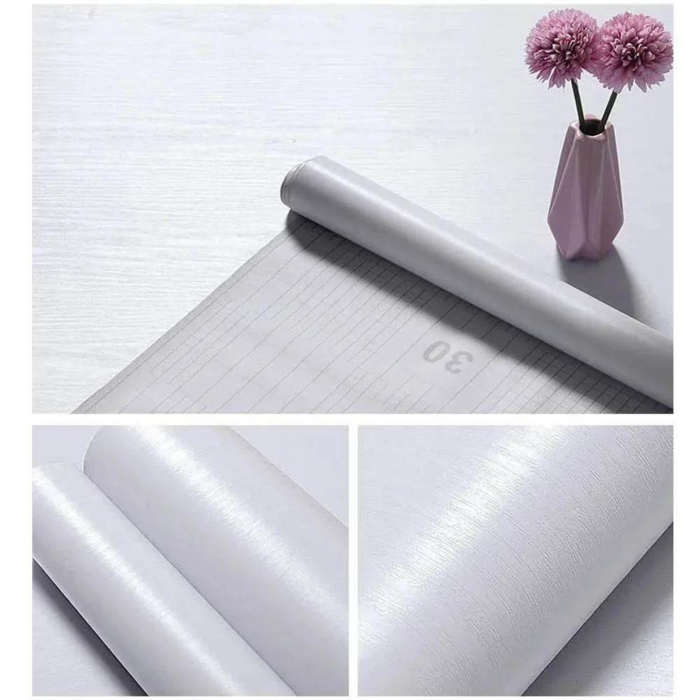 

Водонепроницаемые наклейки на стену обои 45см белые и черные под дерево классика самоклеящиеся гостиная домашнее украшение спальня 45cmX1m