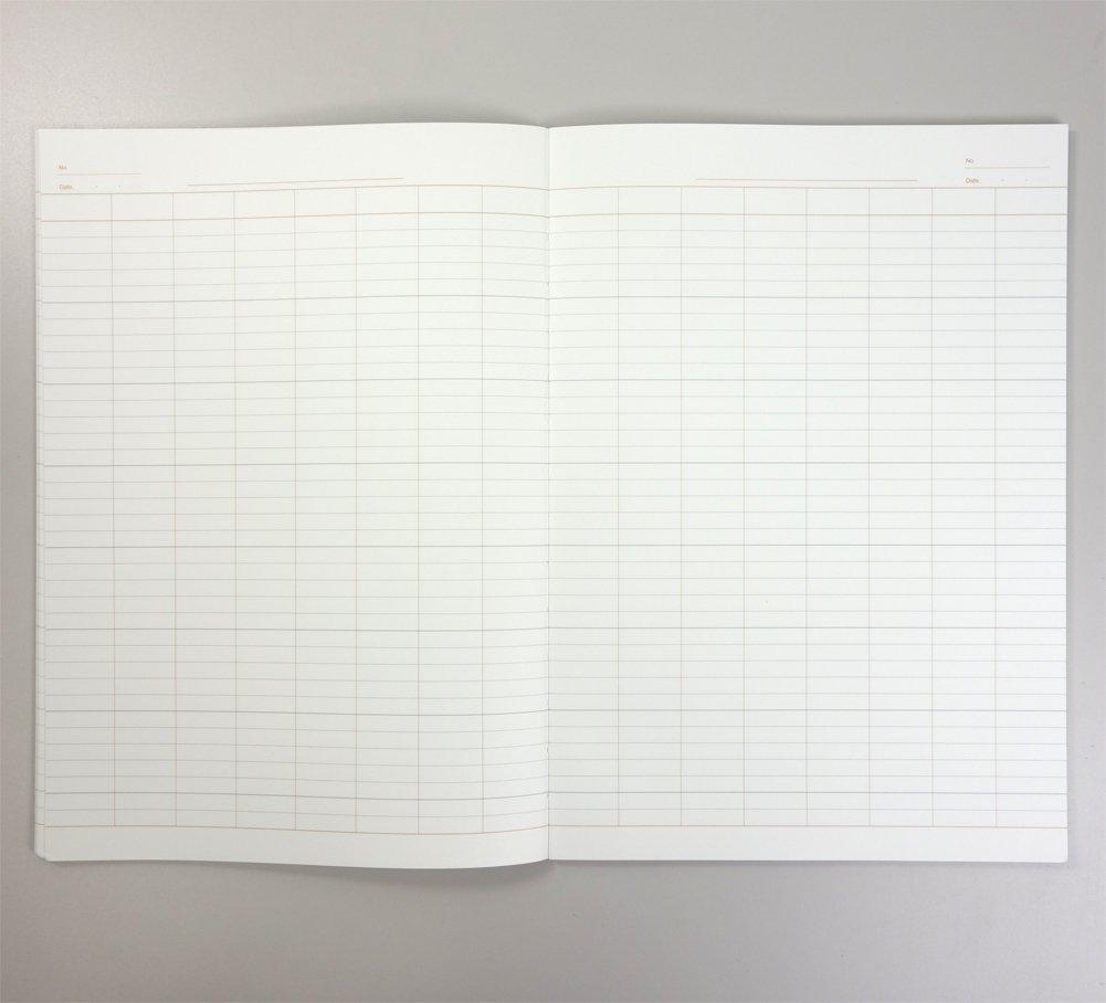 KOKUYO Statistical 7 Vertical 40 Sheets No-270V Notebook, A4, Lines,