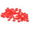 100Pcs Plastic Counting Counters Markers for Kids Math Education Games Assorted Color Transparent Counters Bingo Chips
