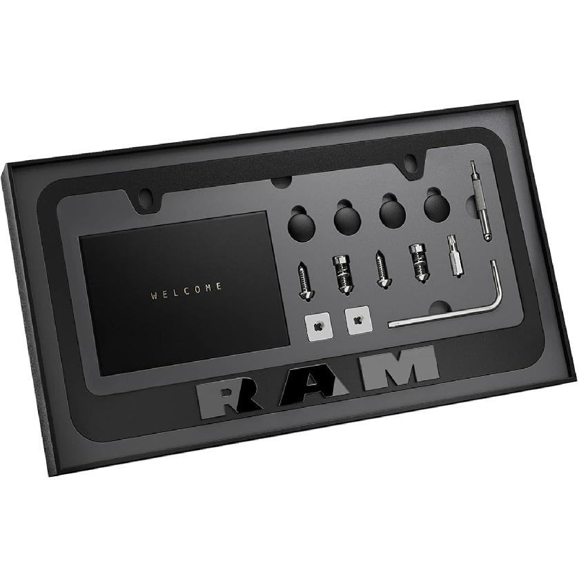 Black License Plate Frame