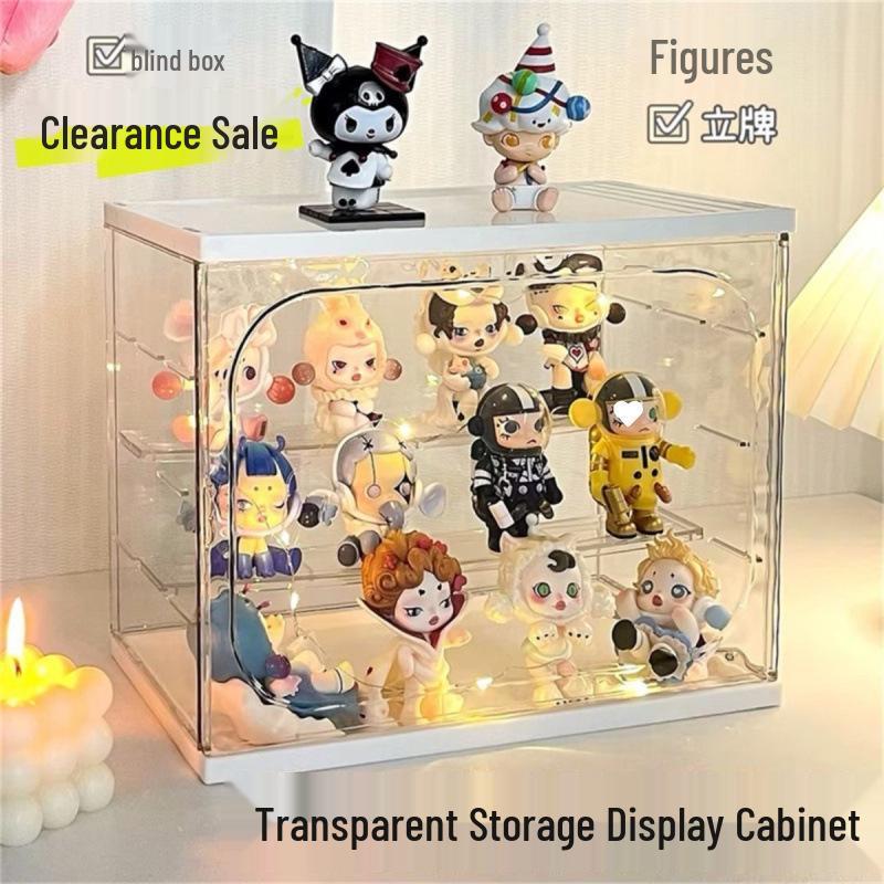 Transparent Acrylic Display Case for Action Figures and Dolls
