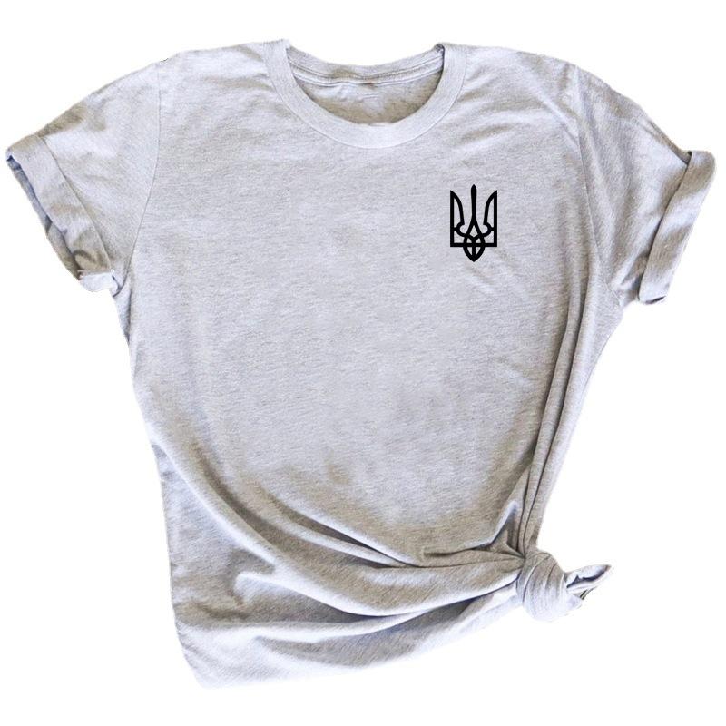 European Size Men'S And Women'S T-Shirts Fashion Short Sleeves