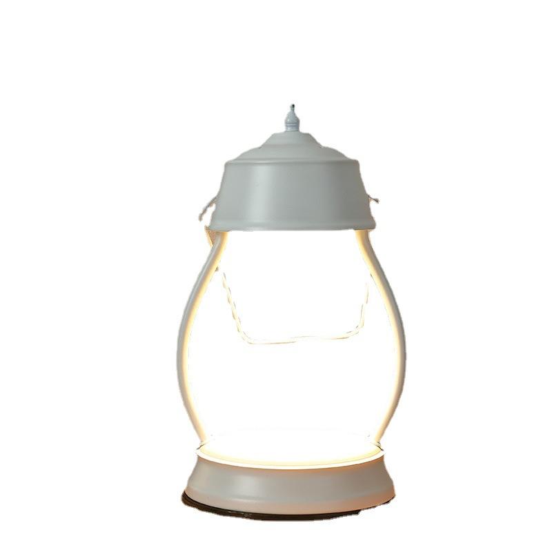 Vintage Candle Warmer Lamp Antique Style Flameless Aromatherapy Light European Classic Home Decor Table Lamp