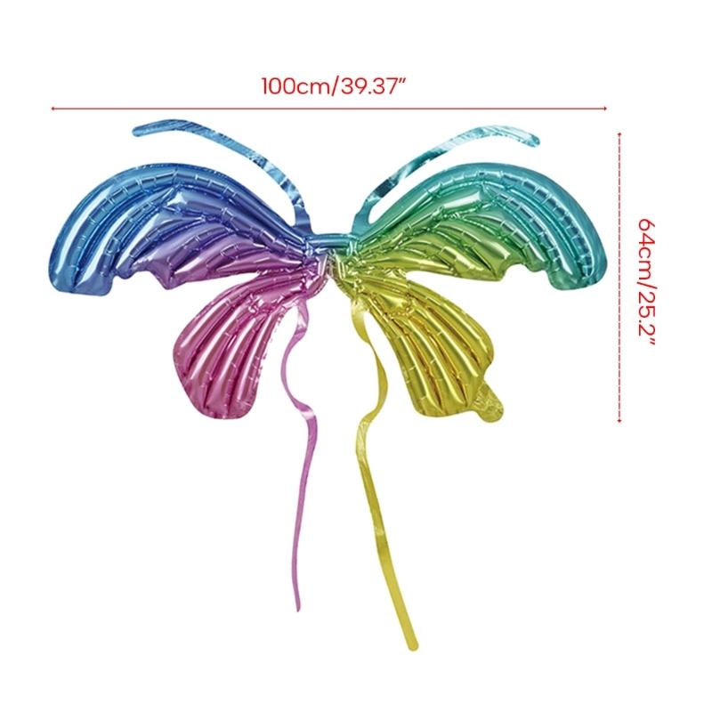 Fairy Butterfly Wing Fancy Balloon Costume for Dog Cat Cosplay Photo Props Halloween Cosplay Inflatable Balloon