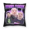 John Pork Is Calling Funny Meme Pillowcase Printing Polyester Cushion Cover Decoration Pillow Case Cover Home Zippered 40*40Cm
