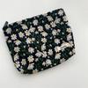 Cosmetische Tas Pouch voor Vrouwen Borduurwerk Margriet Bloemen Koreaans Reis toilettas Tas Schoonheid Make-up Pouch Organizer Etui
