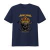 Airbourne Rock Music Skull Crown Boneshaker T Shirt for Men Black  Vintage Washed Unisex Designer Clothes Stretched Breathable