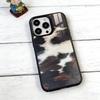 Καφέ Λευκή Αγελάδα Θήκη Κινητού Για iPhone17,16,15,14,13,12,11 Plus,Pro Μαγνητική με Magsafe Ασύρματη Φόρτιση