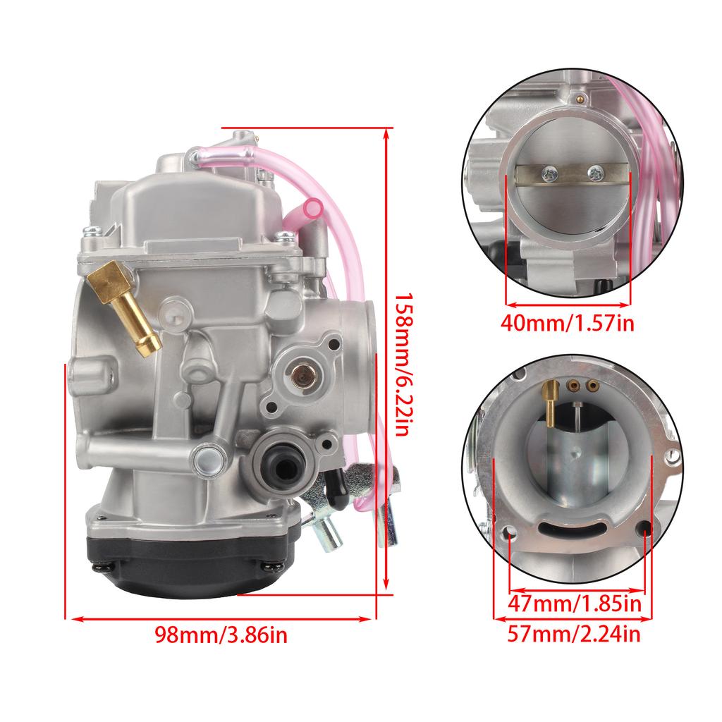 CV40 40mm Motorcycle Carburetor Set For Harley Davidson Sportster 883 XL883 1988-2025 2006 2007 XLH1200 Dirt Bike Accessories