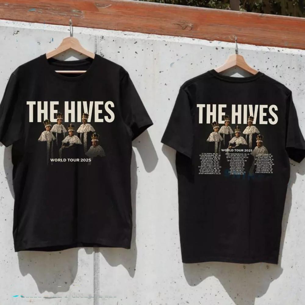 The Hives World Tour 2025 Tour Unisex T-shirt For Men Women S-5XL HE358 Unisex T-Shirt XL