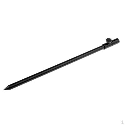 Wysuwana wędka ze stopu aluminium o długości 30-50 cm. Regulowana podpórka na karpia do brania