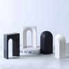 Creative Geometric Ceramic Crafts Semicircular Arch Archway Black and White Decorative Figurines Home Decoration Accessories