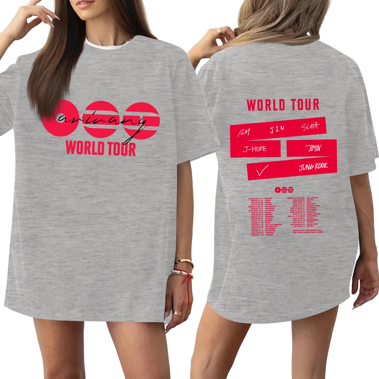 

Женская повседневная футболка с коротким рукавом и принтом букв L