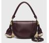 Fashionable and Casual Hand-held Saddle Bag, Versatile for Commuting, Single Shoulder Crossbody Bag