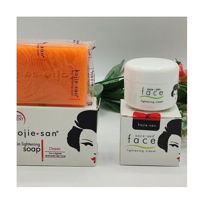 Kojie San Savon Et Crème Éclaircissante Visage À l'Acide Kojique