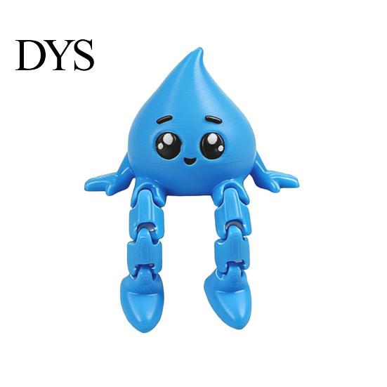 Portable Desktop Decoration Weather Gnome Figurine, 3D Printed Poseable Series Desk Toy, Miniature Trendy Ornaments Creative Collectible Decor