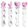Love Fairy Stick Crystal Glass Dildo Penis Beads Anal Plug Butt Plug Sex Toys For Man Woman Couples Vaginal And Anal Stimulation