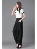 2025 Women's High Waist Casual Harem Pants - Spring/Summer Plus Size Slimming, Loose Fit, Lantern-Style Trousers