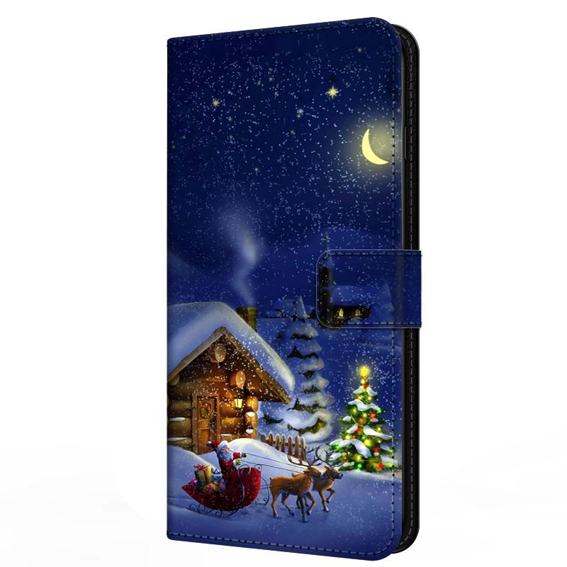 Leather Case For Honor 300 Honor300 Ultra Card Stand Book Cover For Magnetic Wallet Phone Bumper Merry Christmas Shell Flip Para