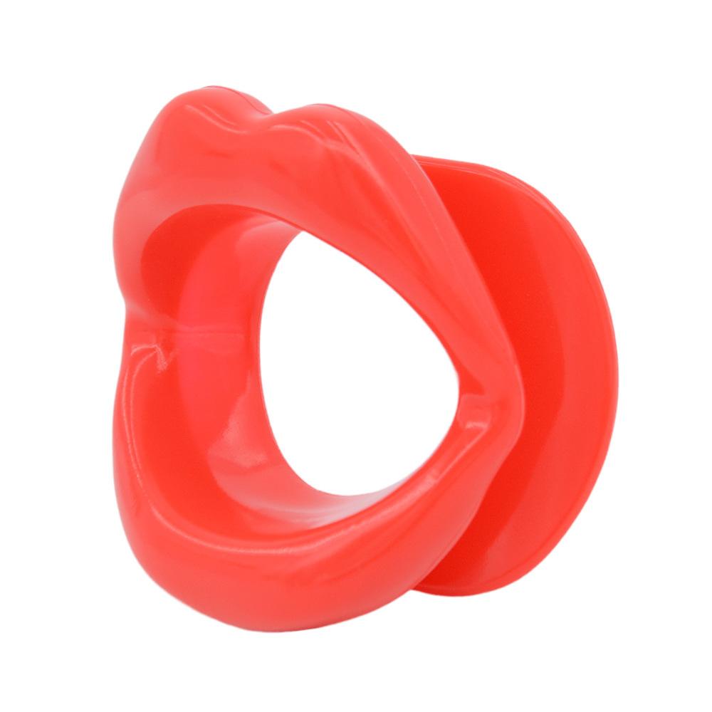 Silicone Oral Fixation Lips Ring Silicone O-Ring Open Mouth Gag for Couples Sex Toys BDSM Bondage Restraint Lips Shape Sexshop