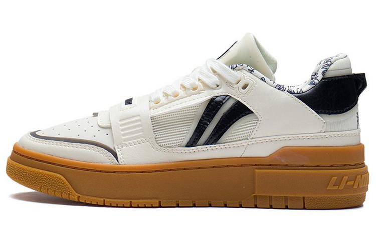 Li Ning Кроссовки для баскетбола низкие Rookie Винтажные Мужские Светло-античный желтый ABCS023-4 43.5