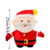 Snowman Santa Claus Elk Plush Doll Soft Christmas Series Plush Toys   Christmas Gift