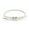 Bracciale in Acciaio a Forma di H: Acciaio Inossidabile Regolabile, Oro 3D, Impermeabile, Resistente al Sudore, Design a Corda