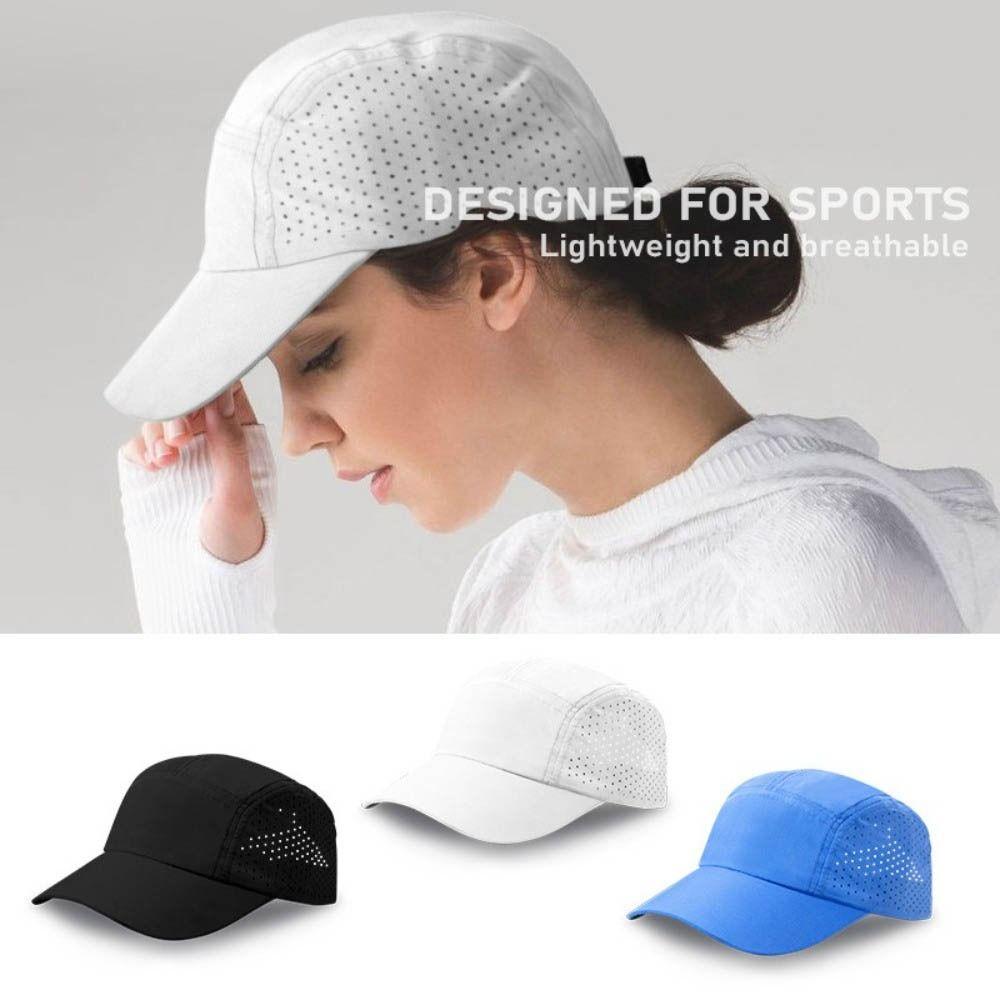 Quick Drying Mesh Baseball Cap Breathable Outdoor Sports Caps Casual Running Cap  Unisex