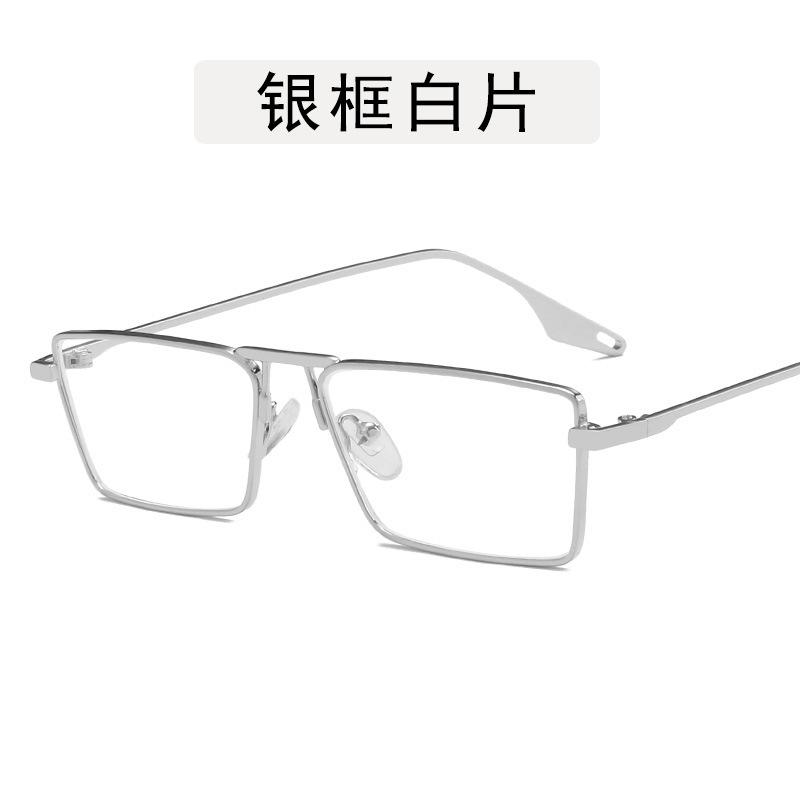 

New Stylish Fashion Sunglasses Rectangle Shape Metal Frame Women s Sunglasses Outdoor Anti-glare Sunglasses for Men High Quality