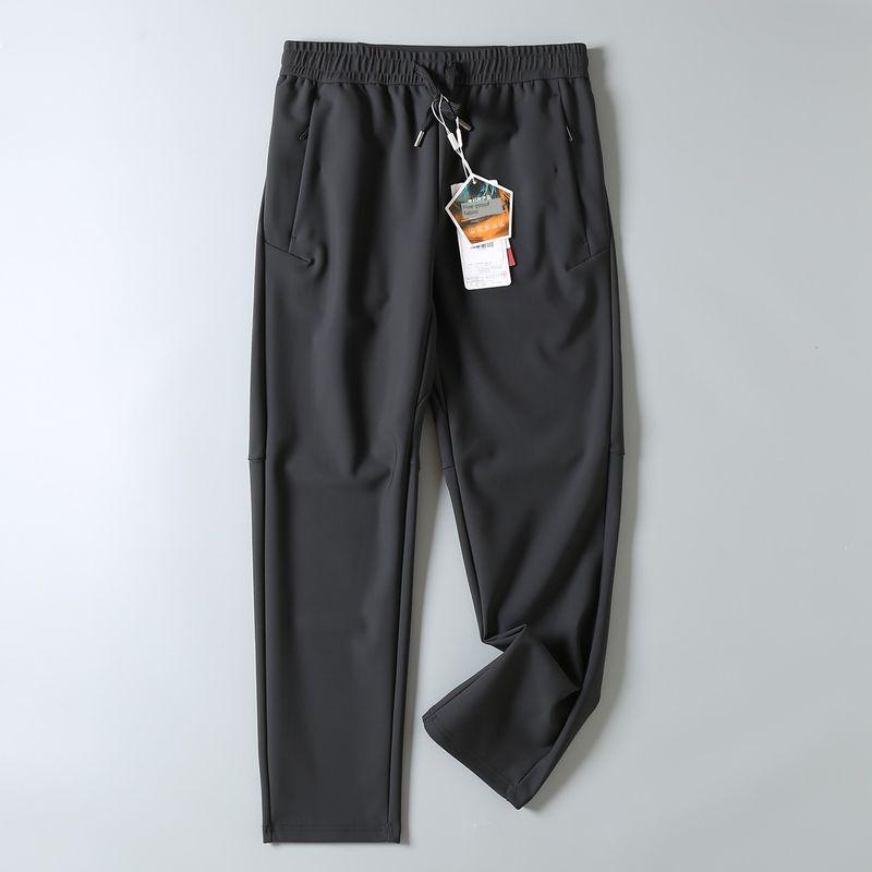 Trade Softshell Pants with Five-Proof Technology Fabric, Graphene Heat-Retaining, Autumn and Winter Thermal Outdoor Sports Casual Pants for Men