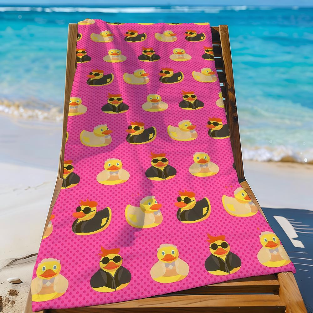 

TV G-Good O-Omens Cartoon Towel Sports Quick Dry Travel Camping Gear Sandproof Soft Light Large Beach Towel W40*H60(CM)